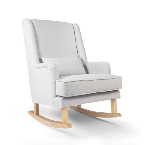 Rocking chair - schommelstoel - bliss rocker grey wood perspective