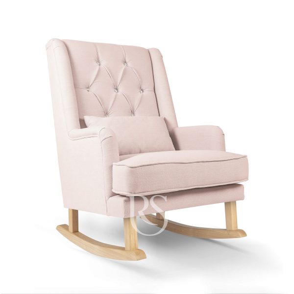 Rocking chair - Crystal Royal Rocker - pink - wood rocking seat