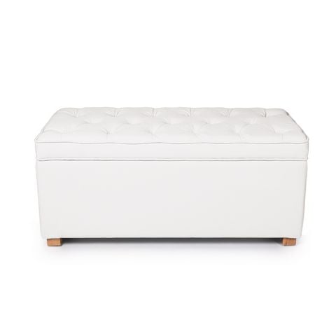blanket box - plaid box - couverture - decken -slaapkamer - bedroom - chambre à coucher - zimmer - royal - white - wit - blanc - weiss - front rs - Scatola lunga Royal