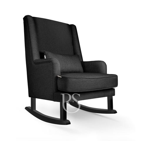 Bliss rocking chair - schommelstoel - sedia a dondolo - chaise bercante - black - black - perspective rockingseats