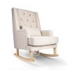 Royal rocking chair - schommelstoel - schaukelstuhl - chaise bercante - sedia a dondolo - pers - beige - whiterockingseats rockingseats