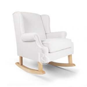Oxford rocking chair - schommelstoel - schaukelstuhl - chaise bercante - sedia a dondolo - perspective - convertible - white - rocking legs rockingseats