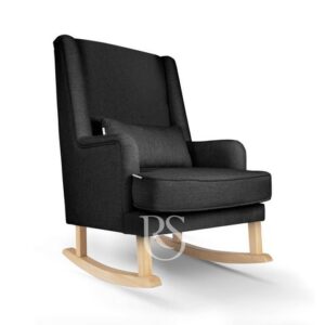 Bliss rocking chair - schommelstoel - schaukelstuhl - chaise bercante - sedia a dondolo - side - black - wood rockingchair